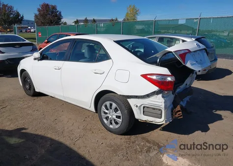 2016 Toyota Corolla L from USA, damaged, VIN 2T1BURHE6GC546836